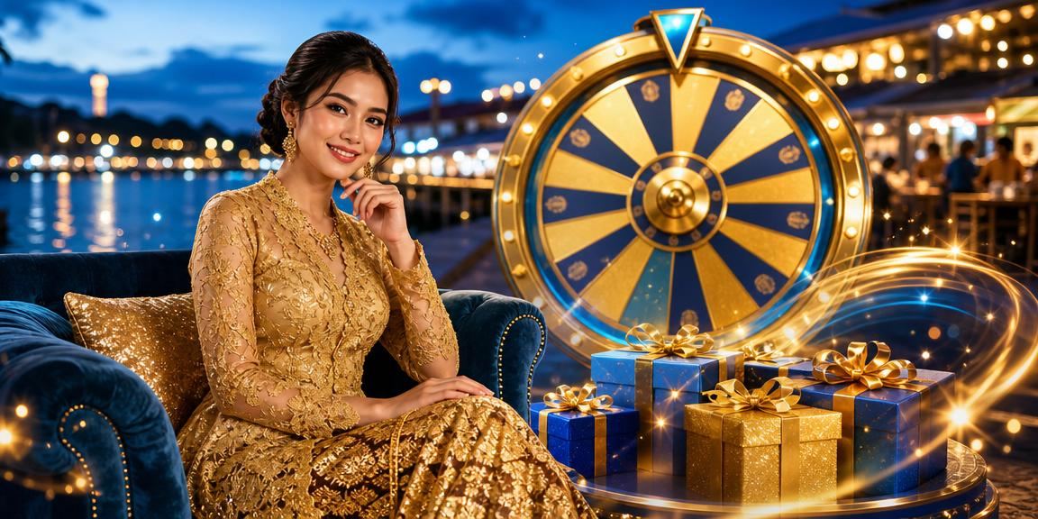 Pemain Malaysia dalam busana kebaya menikmati permainan nombor bertuah